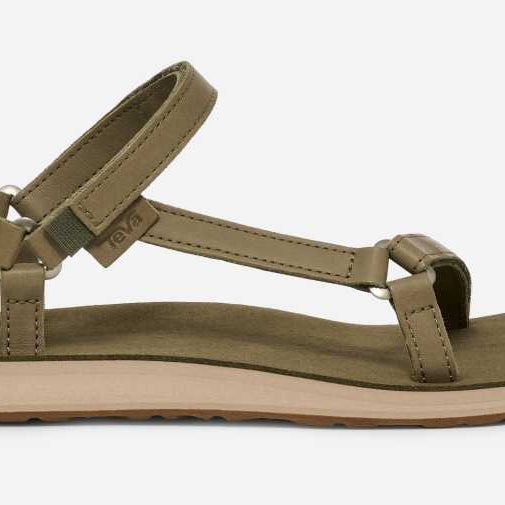 Teva Original Universal Sandal Slim Leather Acorn 10 M 196565939524 Shoe Deals Outlet