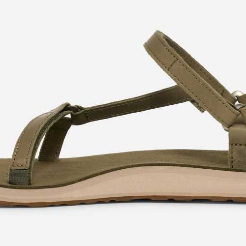 Teva Original Universal Sandal Slim Leather Burnt Olive 10 M 197634662855 Shoe Deals Outlet