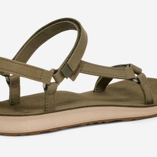 Teva Original Universal Sandal Slim Leather Burnt Olive 10 M 197634662855 Shoe Deals Outlet