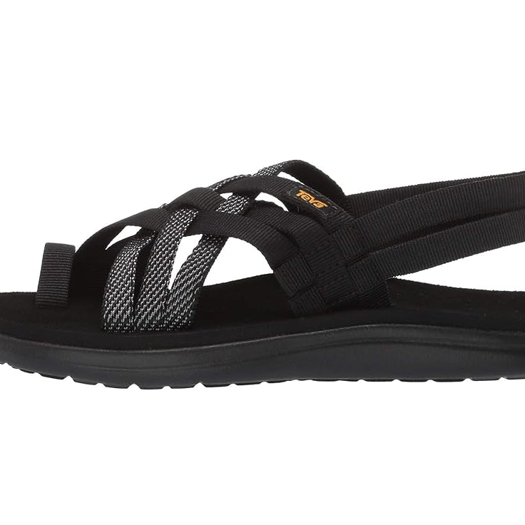 Teva Voya Flip Leather Sandal Hera Black 5 M 192410118199 Shoe Deals Outlet