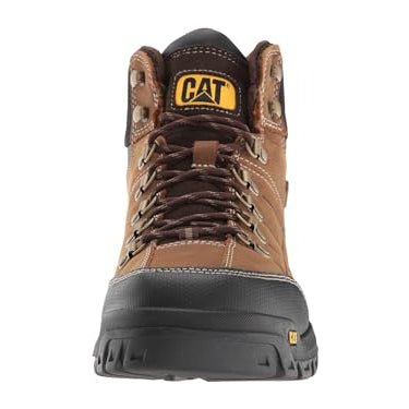 Caterpillar Threshold Waterproof Soft - Toe Boots - Men's Real Brown Shoe Deals Outlet