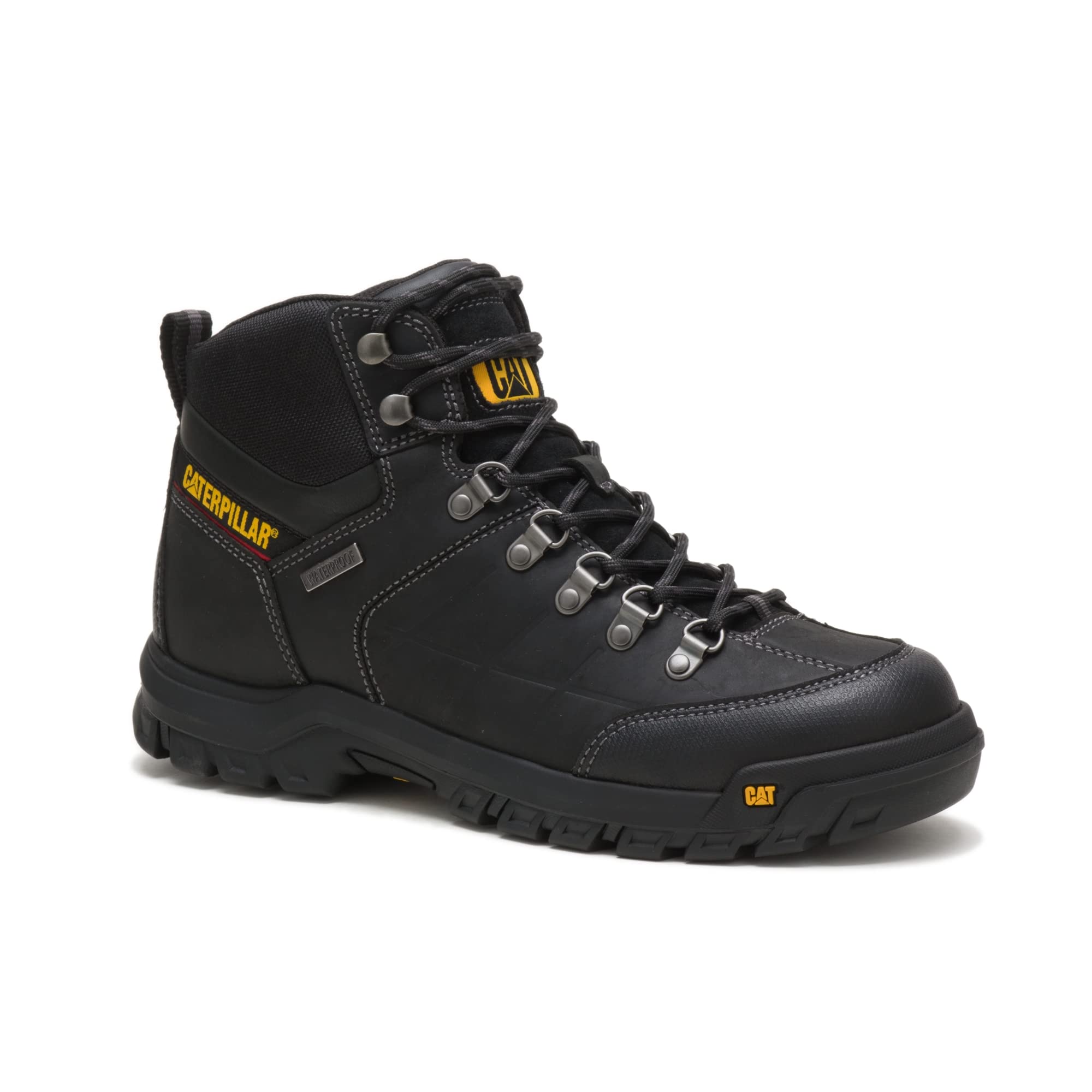 Caterpillar Threshold Waterproof Soft - Toe Boots - Men's Black Shoe Deals Outlet