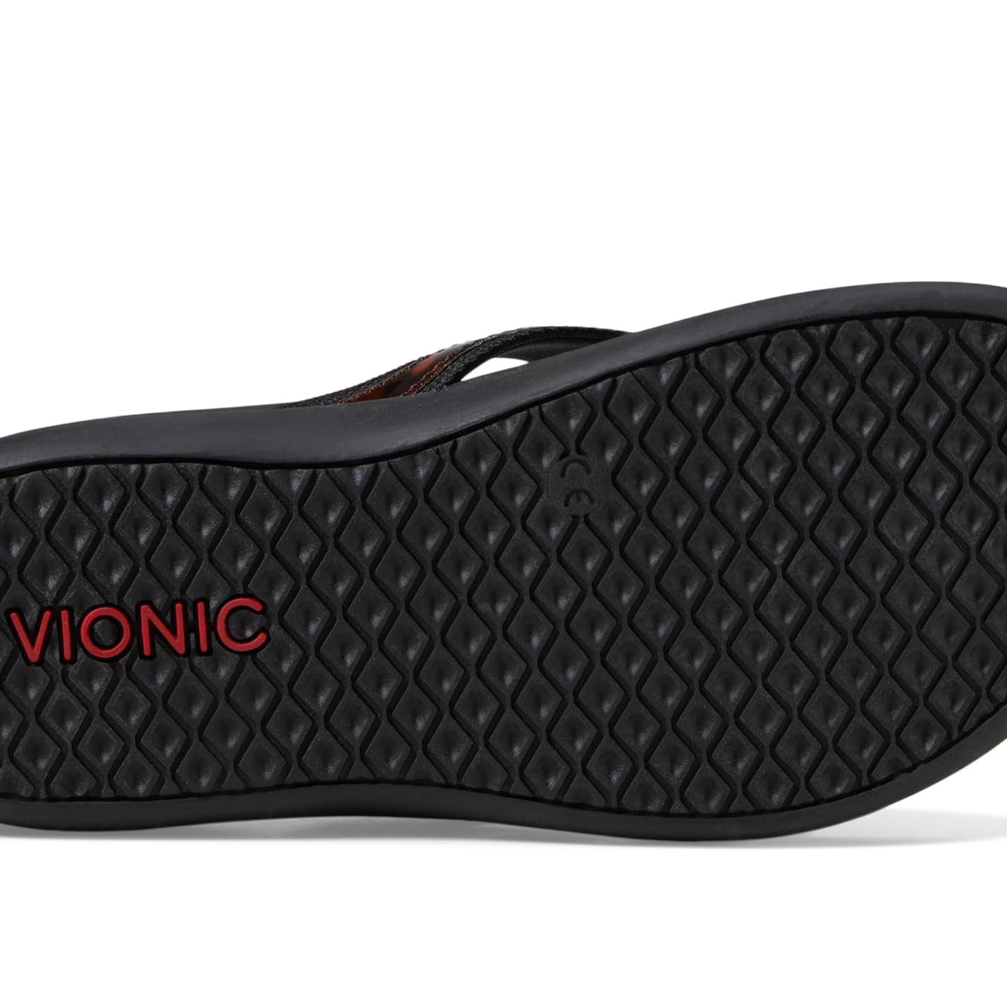 VIONIC Tide II Toe Post Sandal - Women's Black - tortoise Shoe Deals Outlet