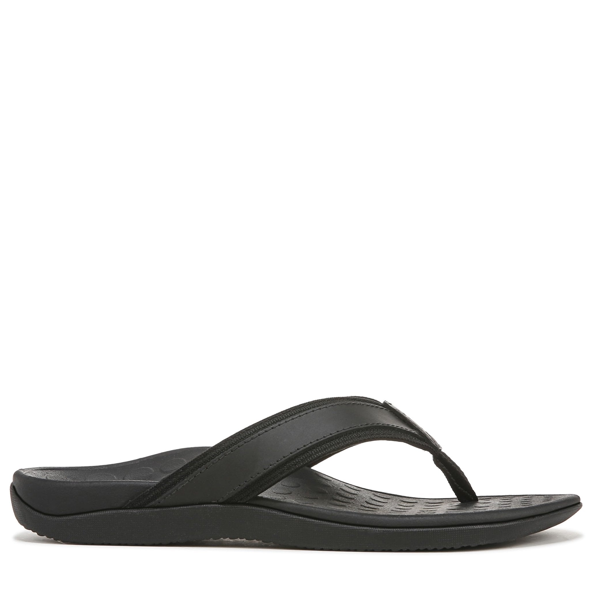 VIONIC Tide Toe Post Sandal - Men's Black Shoe Deals Outlet