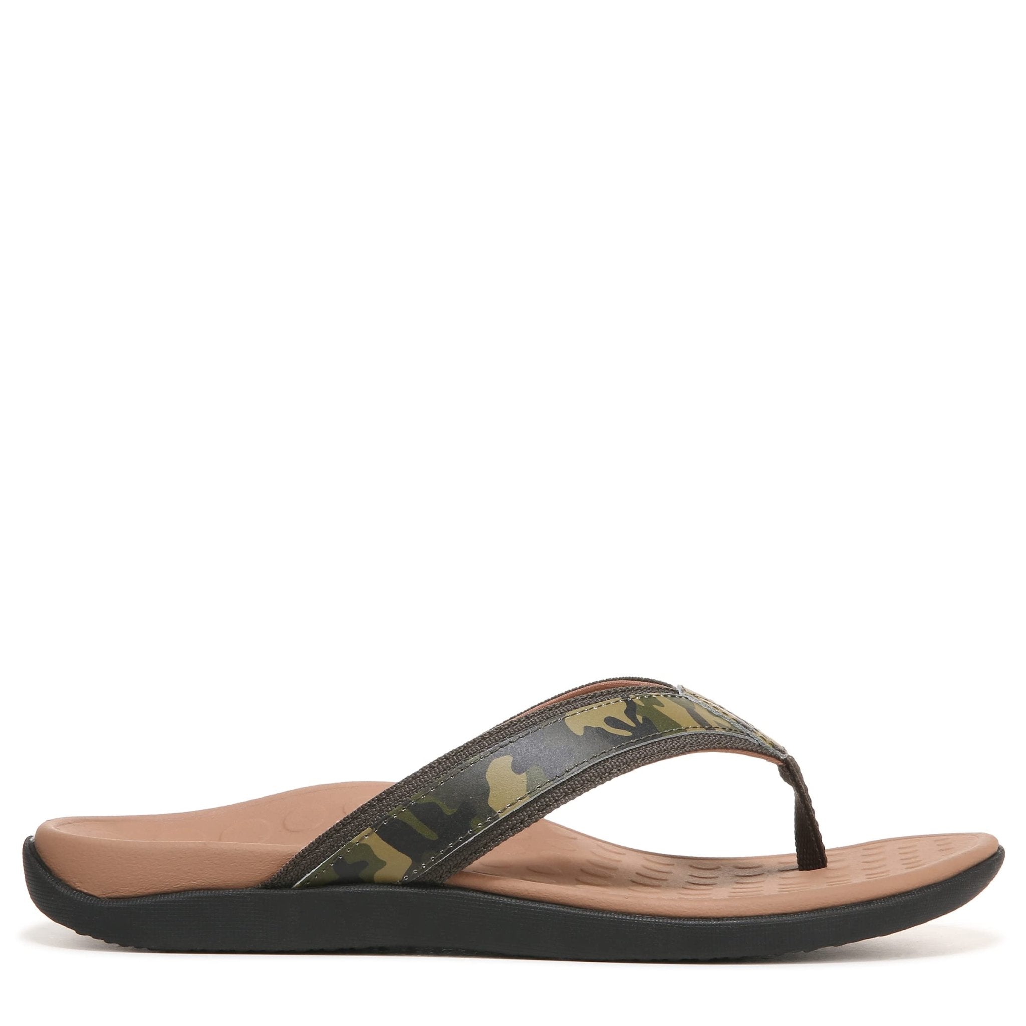 VIONIC Tide Toe Post Sandal - Men's Black Shoe Deals Outlet