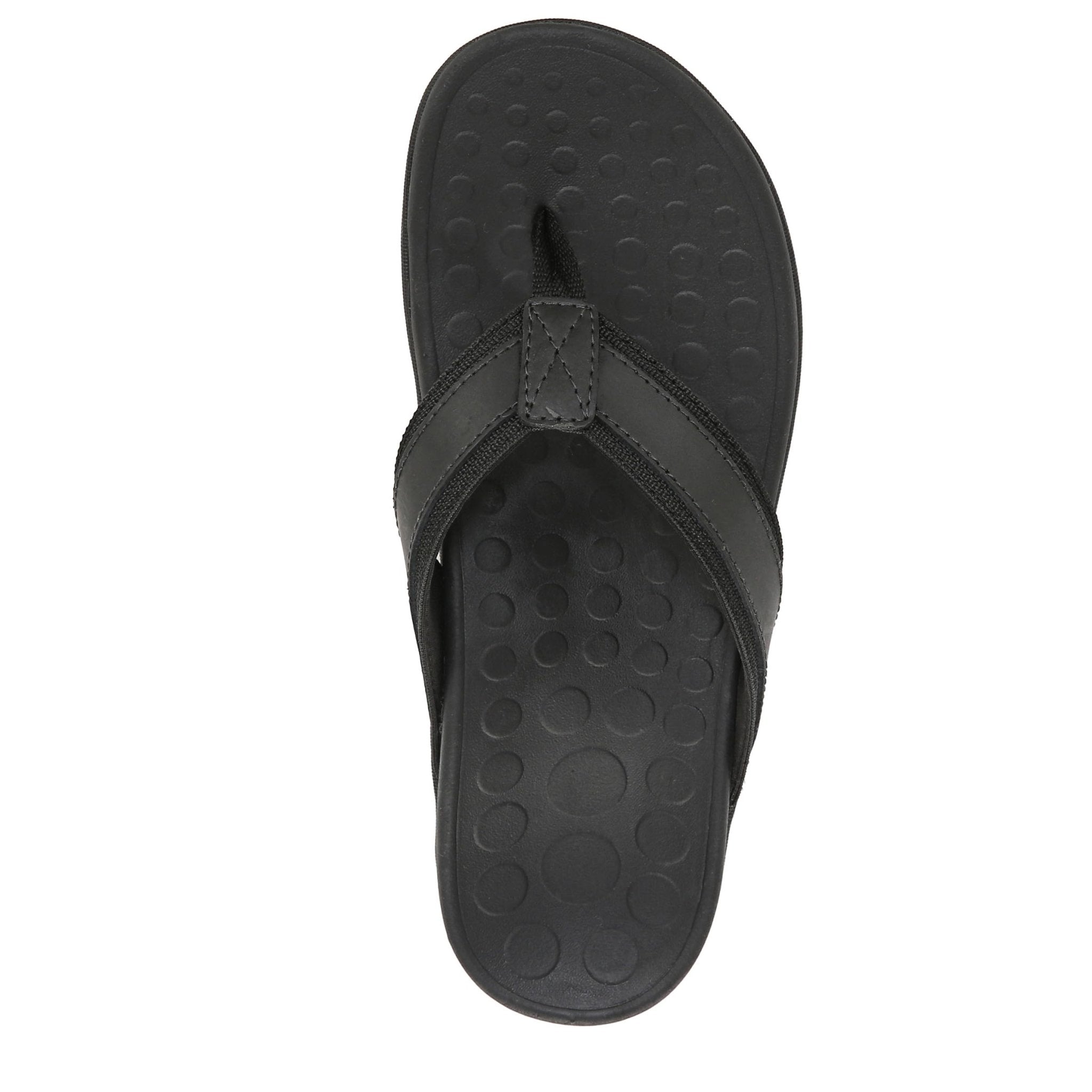 VIONIC Tide Toe Post Sandal - Men's Black Shoe Deals Outlet