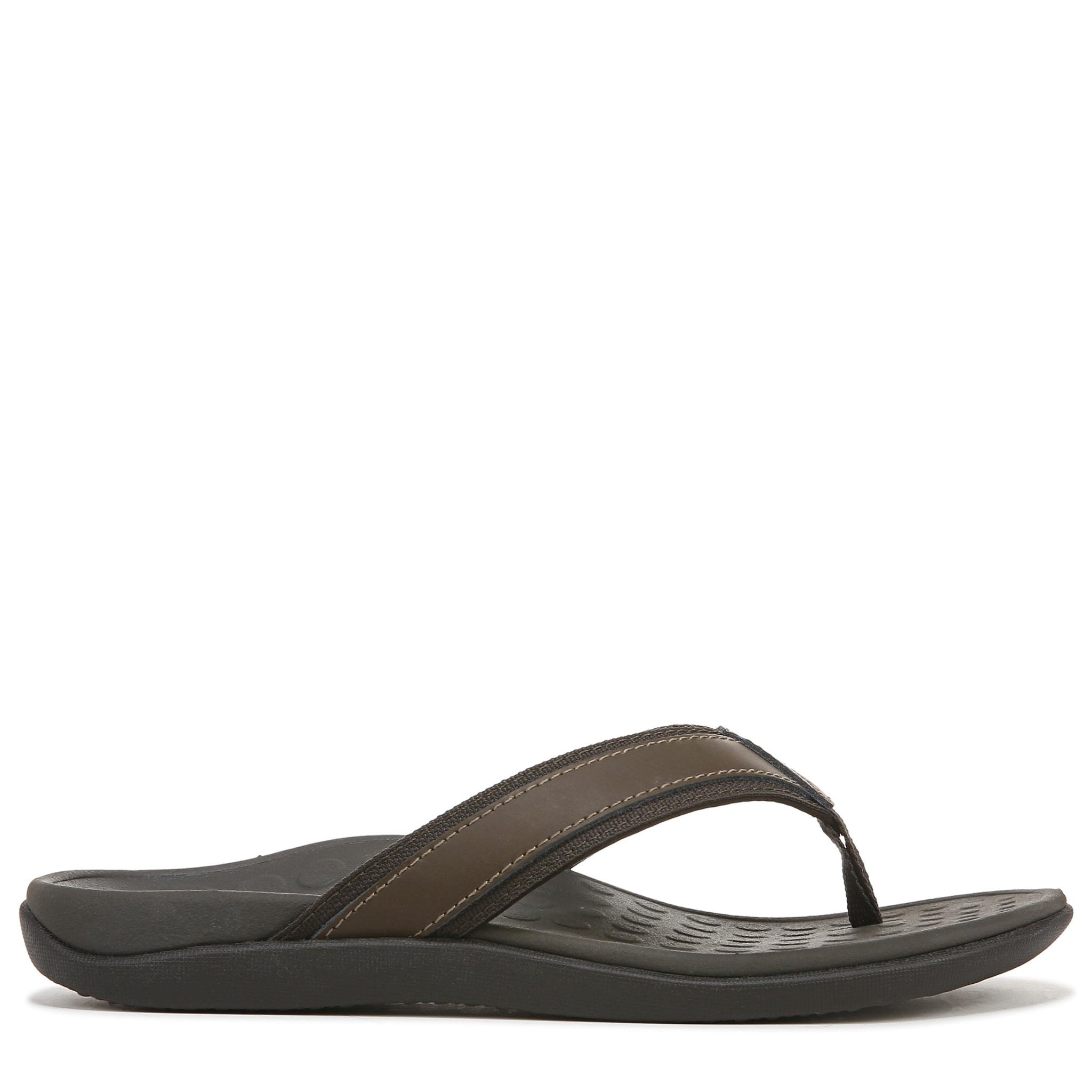 VIONIC Tide Toe Post Sandal - Men's Brown Shoe Deals Outlet