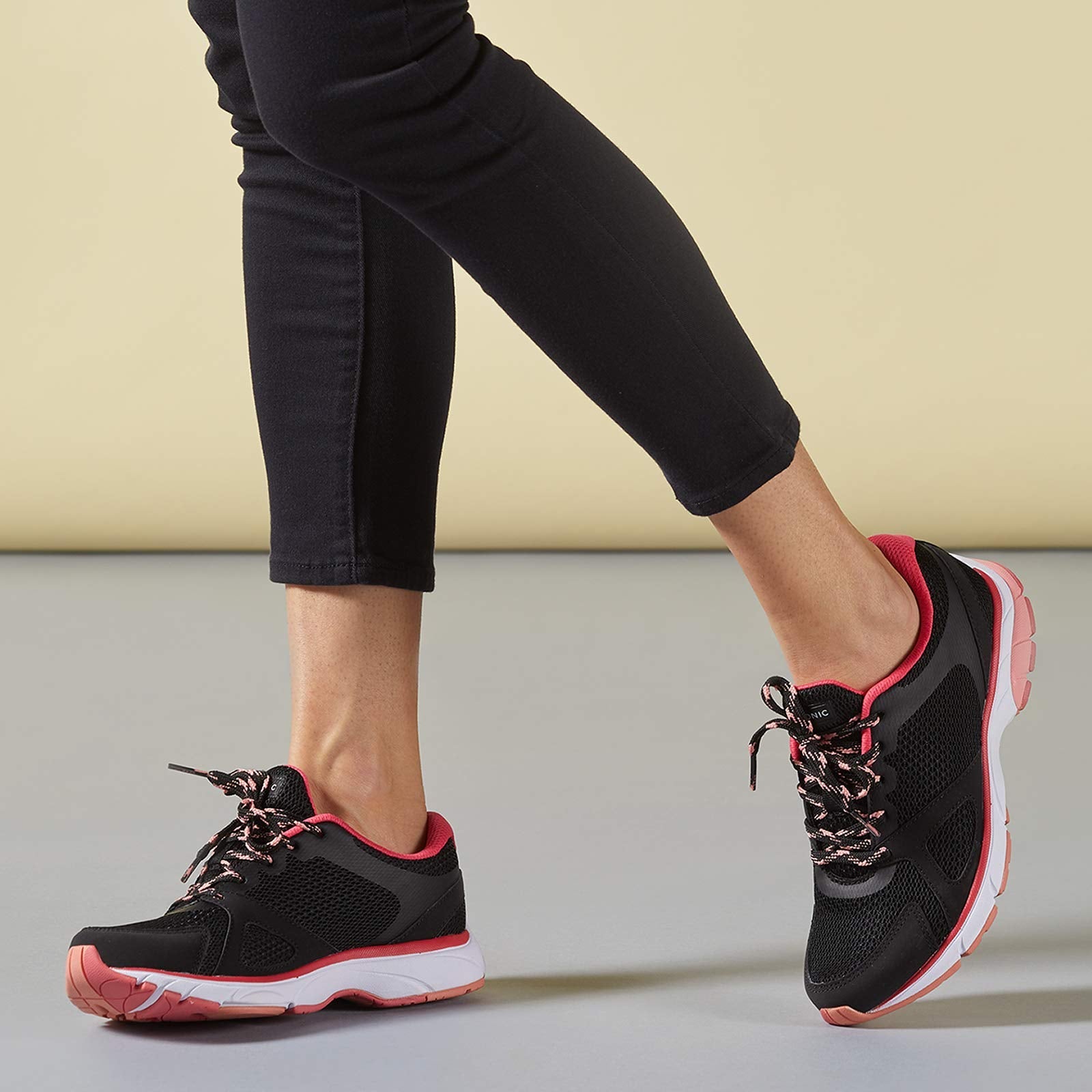 VIONIC Tokyo Sneakers - Women's Black Shoe Deals Outlet