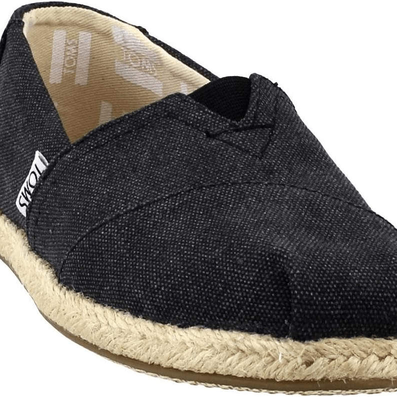 TOMS Alpargata Rope Black 10 M 889556190874 Shoe Deals Outlet