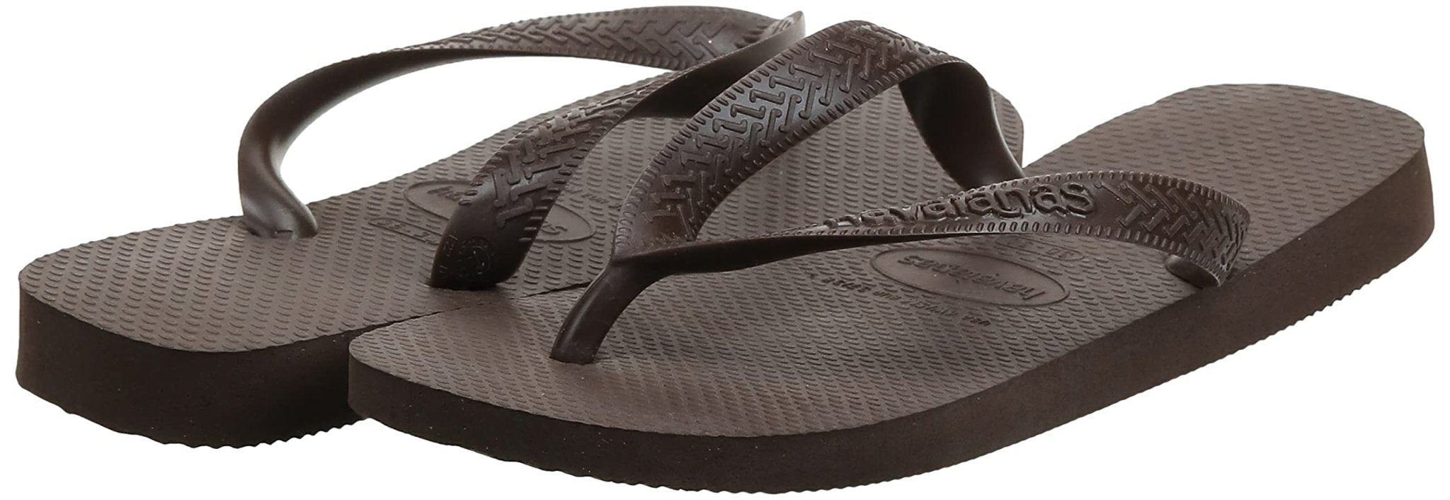 Havaianas Top Flip Flops - Unisex Brown Shoe Deals Outlet