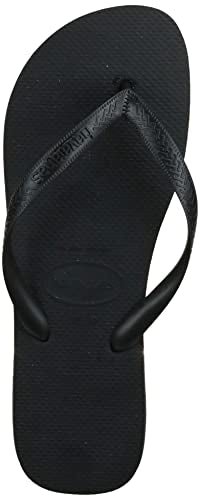 Havaianas Top Flip Flops - Unisex Black Shoe Deals Outlet