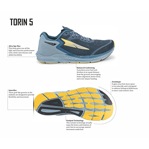 Altra Torin 5 - Men's Majolica Blue Shoe Deals Outlet