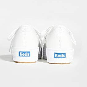 Keds Triple Kick Leather - Women's White Shoe Deals Outlet