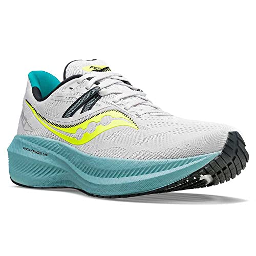 Saucony Triumph 20 Running Shoe - Men's Fog/Mineral Shoe Deals Outlet