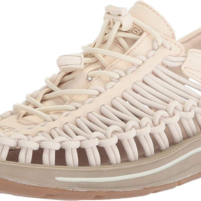 KEEN Uneek - Women's White Cap/Cornstalk Shoe Deals Outlet