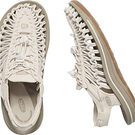 KEEN Uneek - Women's White Cap/Cornstalk Shoe Deals Outlet