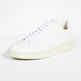 VEJA V - 12 LEATHER - Men's White Shoe Deals Outlet