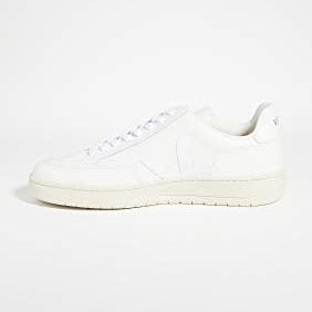 VEJA V - 12 LEATHER - Men's White Shoe Deals Outlet