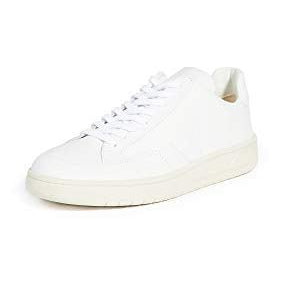 VEJA V - 12 LEATHER - Men's White Shoe Deals Outlet