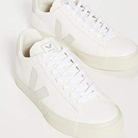 VEJA V - 12 LEATHER - Men's White/Sable Shoe Deals Outlet