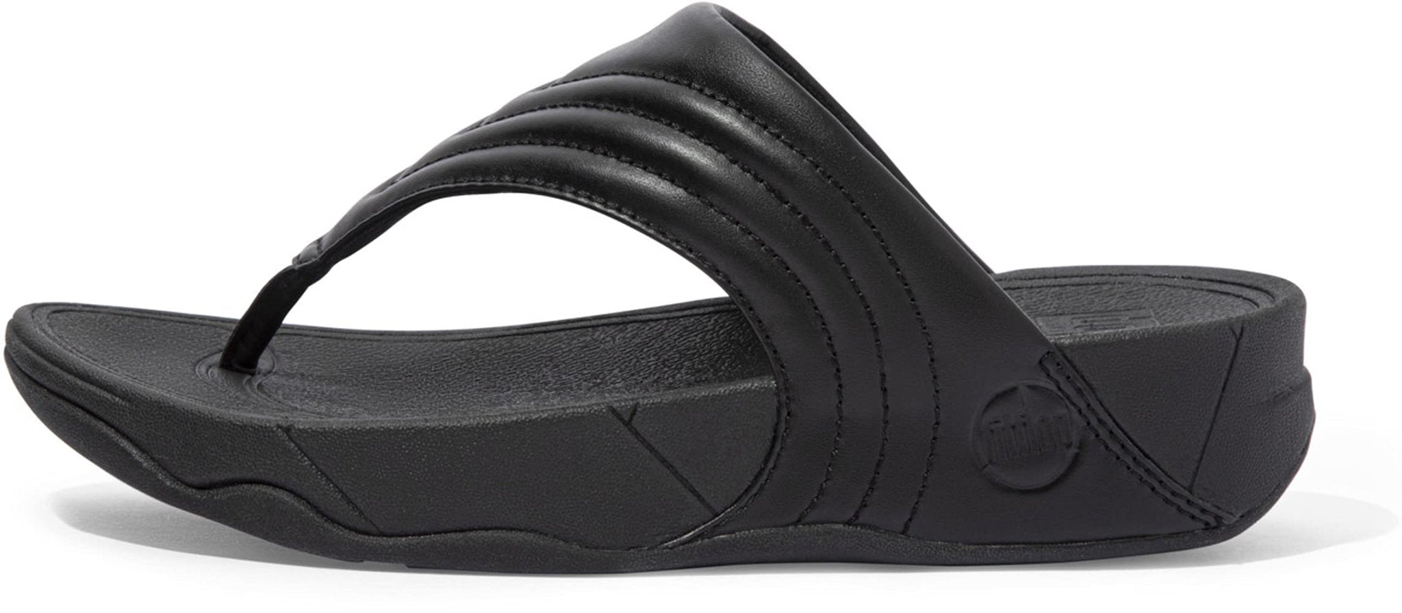 FitFlop Walkstar Toe Post Sandal - Women's All Black Shoe Deals Outlet