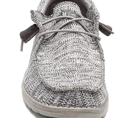 Hey Dude Wally Sox - Men's Grey Shoe Deals Outlet
