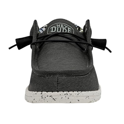 Hey Dude Wally Stretch - Men's Black Shoe Deals Outlet