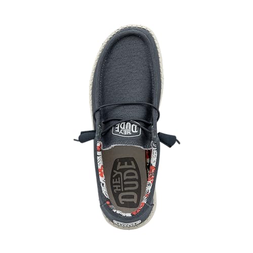 Hey Dude Wally Stretch - Men's Blue Shoe Deals Outlet