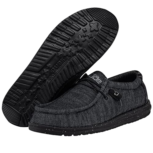 Hey Dude Wally Stretch - Men's Midnight Bunker Shoe Deals Outlet