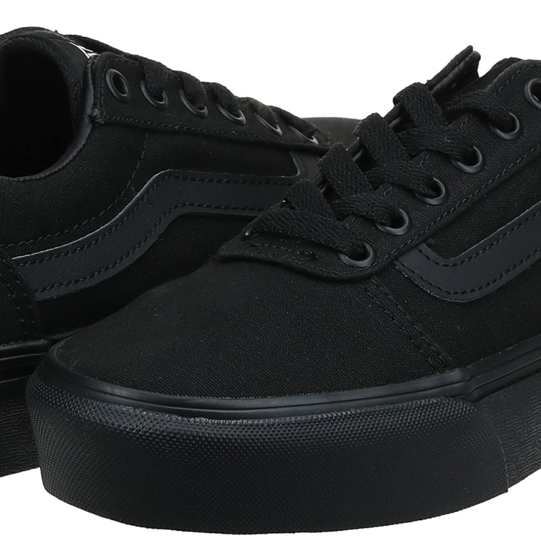 Vans Ward Platform Sneaker - Women's Black/Black Shoe Deals Outlet