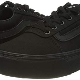 Vans Ward Platform Sneaker - Women's Black/Black Shoe Deals Outlet