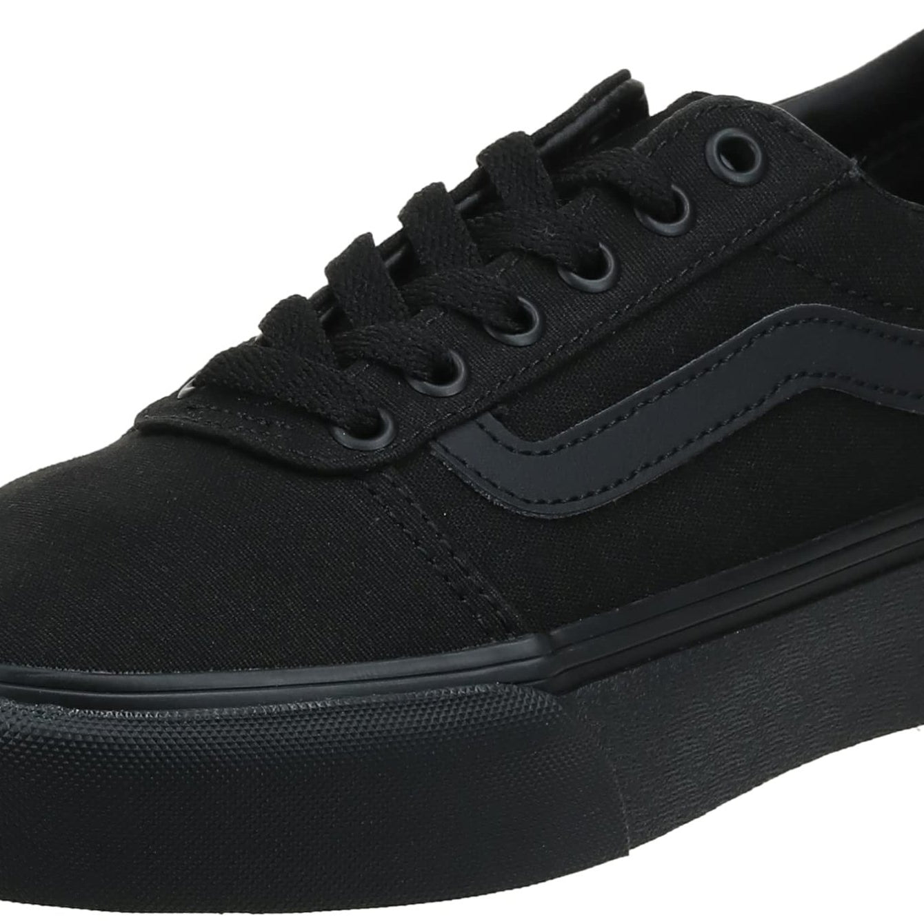 Vans Ward Platform Sneaker - Women's Black/Black Shoe Deals Outlet