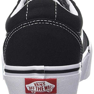 Vans Ward Platform Sneaker - Women's Black/White Shoe Deals Outlet