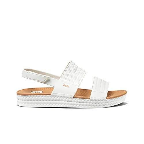 Reef Water Vista Platform - Women's White/Tan Shoe Deals Outlet