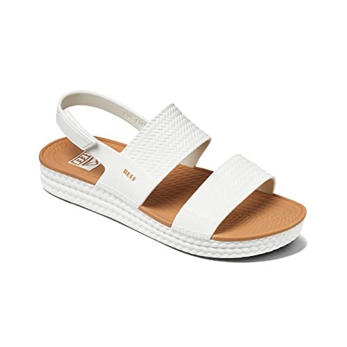 Reef Water Vista Platform - Women's White/Tan Shoe Deals Outlet