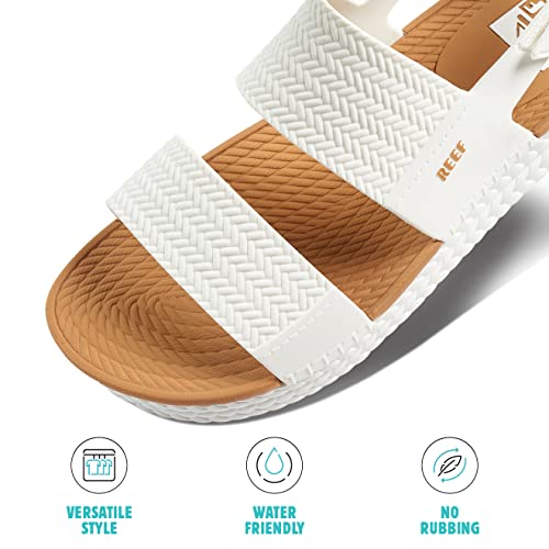 Reef Water Vista Platform - Women's White/Tan Shoe Deals Outlet