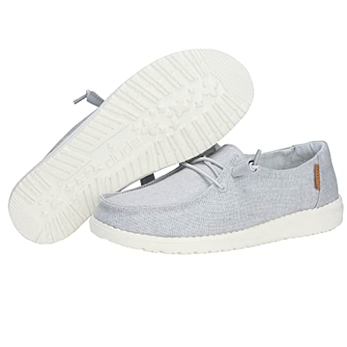 Hey Dude Wendy - Women's Chambray Light Grey Shoe Deals Outlet