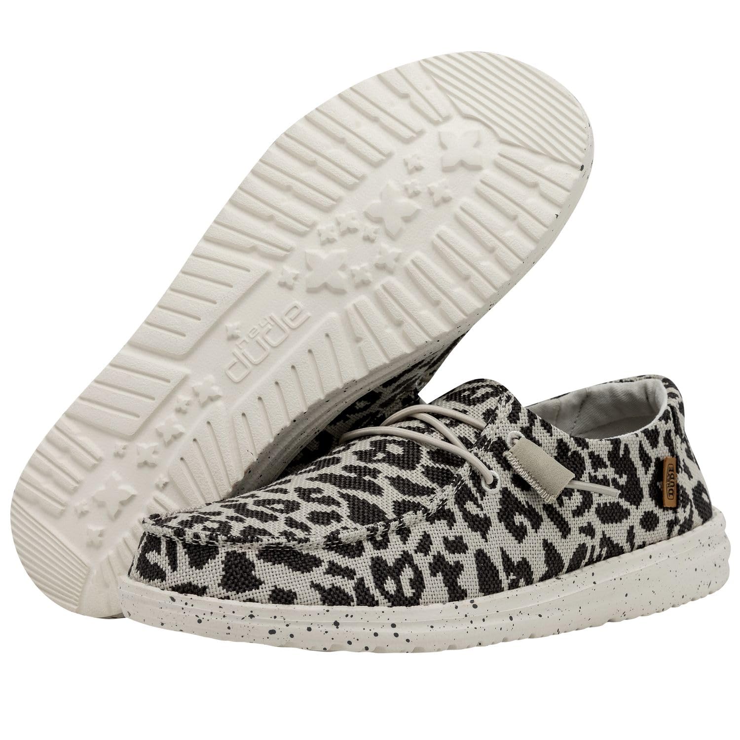 Hey Dude Wendy - Women's Cheetah Grey Shoe Deals Outlet