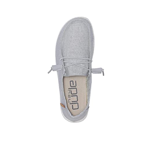 Hey Dude Wendy - Women's Chambray Light Grey Shoe Deals Outlet