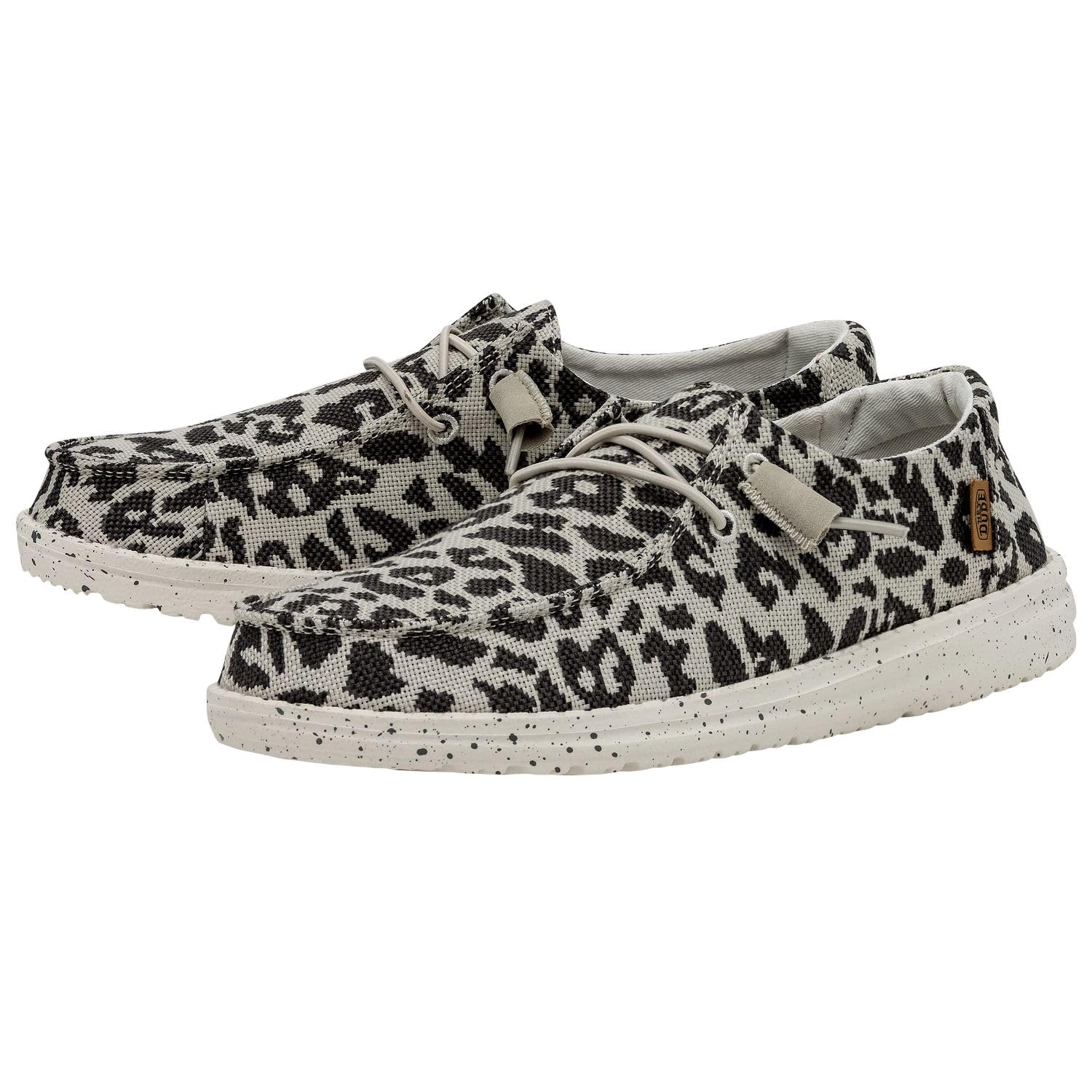 Hey Dude Wendy - Women's Cheetah Grey Shoe Deals Outlet