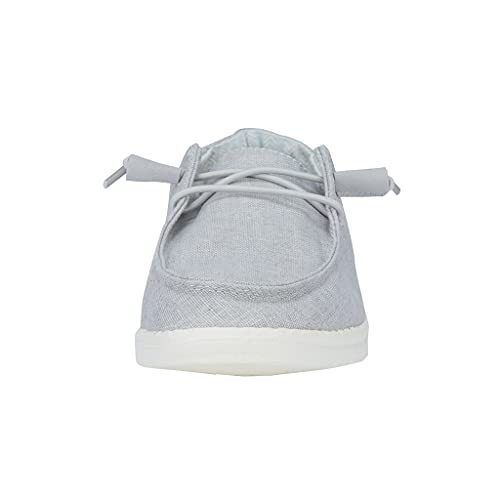 Hey Dude Wendy - Women's Chambray Light Grey Shoe Deals Outlet