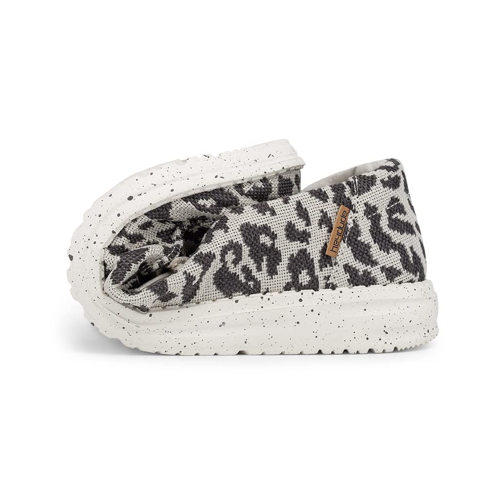 Hey Dude Wendy - Women's Woven Cheetah Grey Shoe Deals Outlet