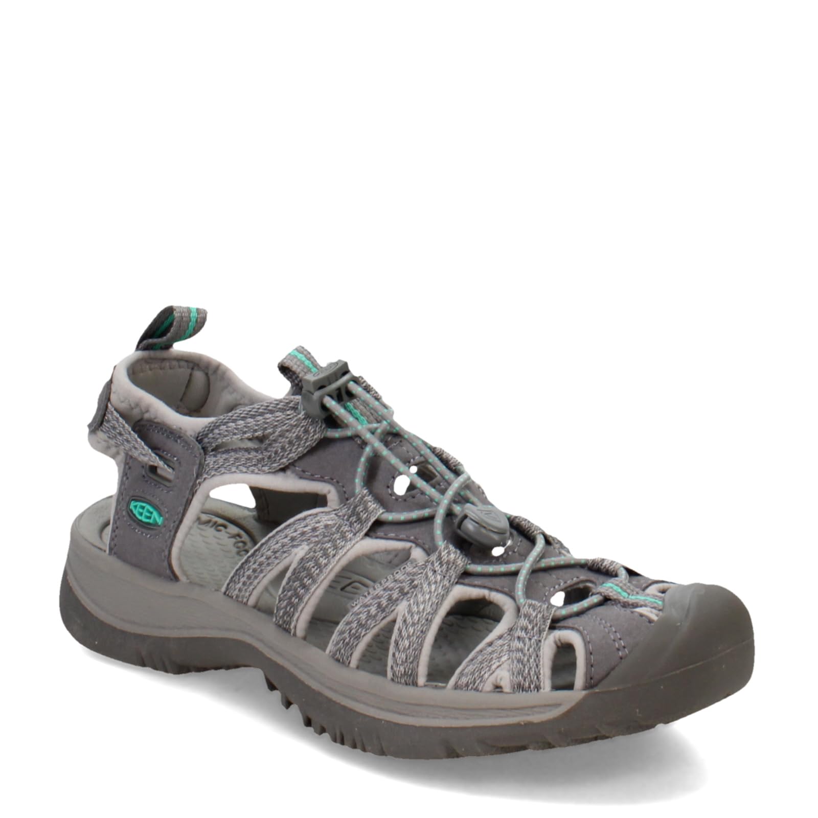 KEEN Whisper - Women's Medium Grey/Peacock Green Shoe Deals Outlet