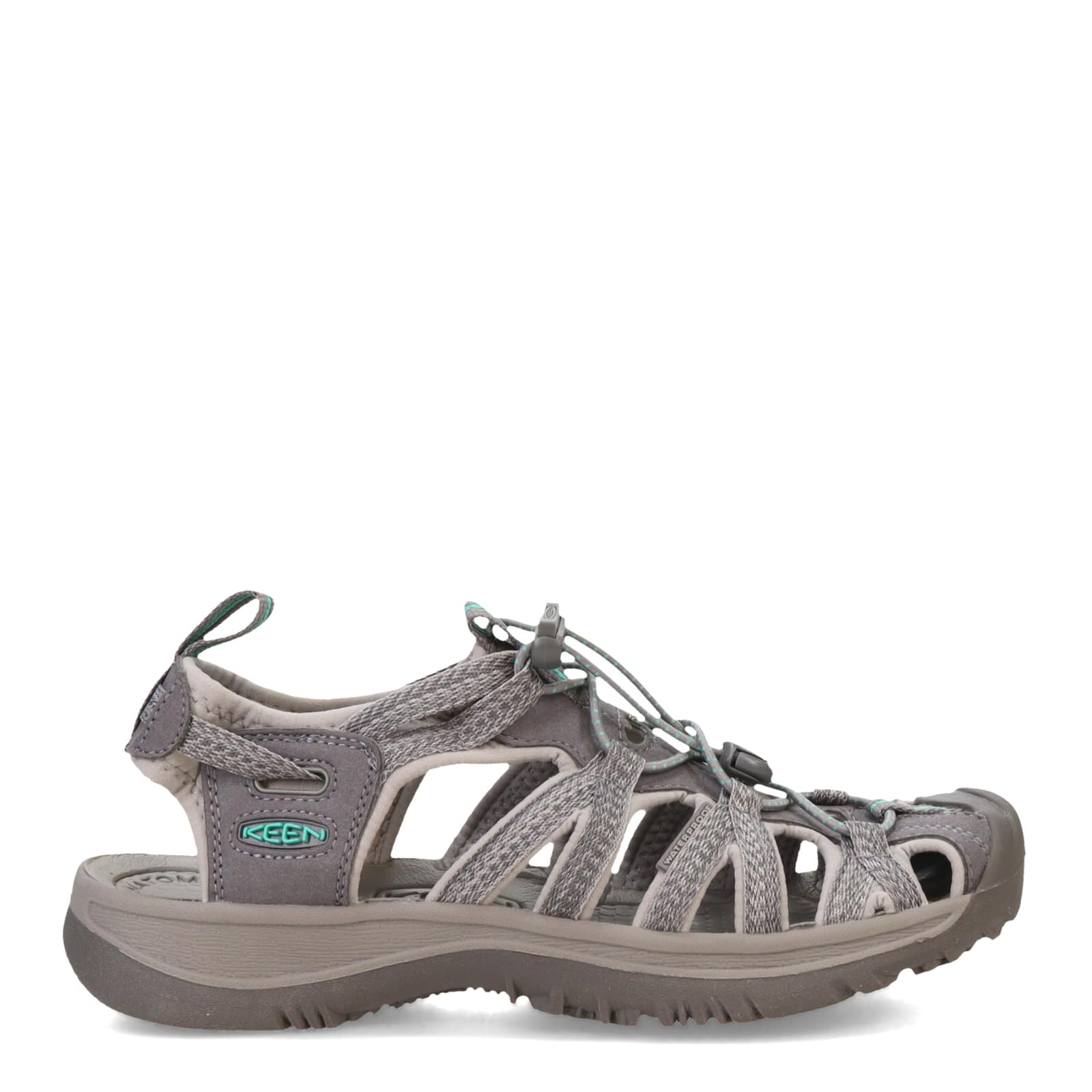 KEEN Whisper - Women's Medium Grey/Peacock Green Shoe Deals Outlet