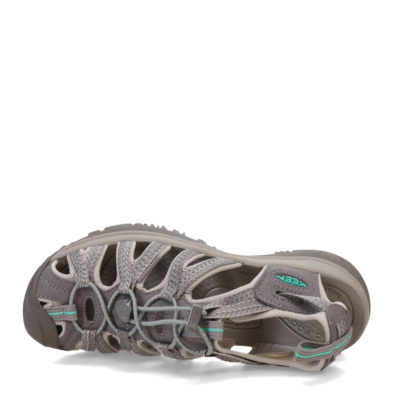 KEEN Whisper - Women's Medium Grey/Peacock Green Shoe Deals Outlet