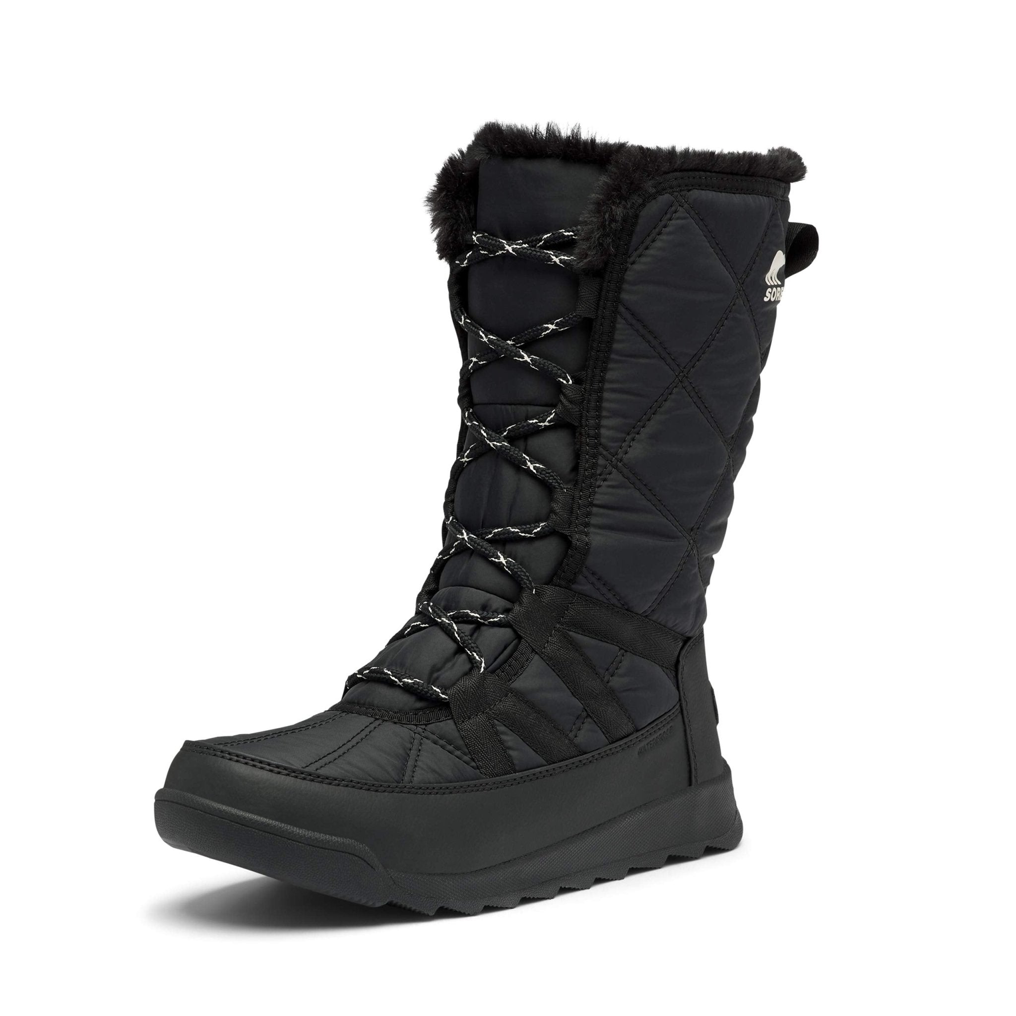 SOREL Whitney ll Tall Lace - Women's Black Shoe Deals Outlet