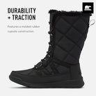 SOREL Whitney ll Tall Lace - Women's Black Shoe Deals Outlet