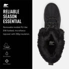 SOREL Whitney ll Tall Lace - Women's Black Shoe Deals Outlet