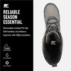 SOREL Whitney ll Tall Lace - Women's Quarry Shoe Deals Outlet