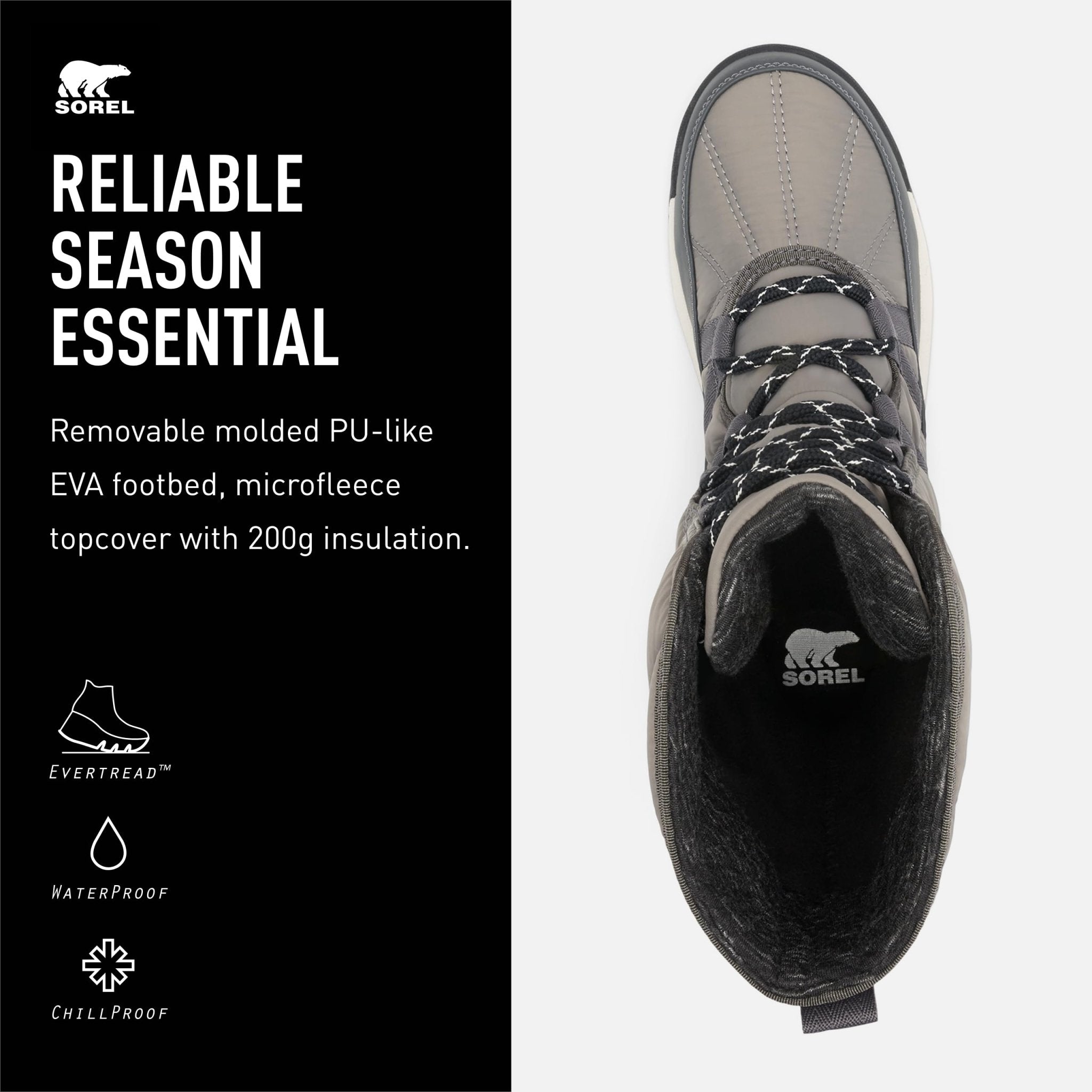 SOREL Whitney ll Tall Lace - Women's Quarry Shoe Deals Outlet